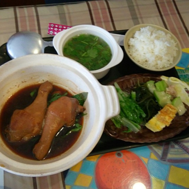 三杯雞腿飯