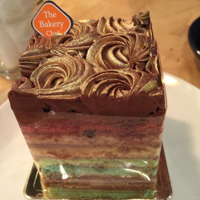Chocolate Rainbow Cake