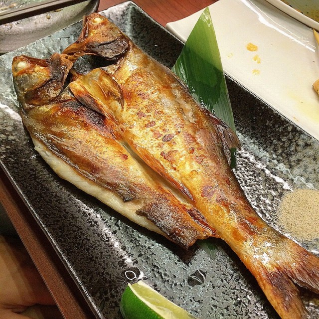 店家自製一夜干，烤到外皮酥脆內嫩的，無腥味非常好吃