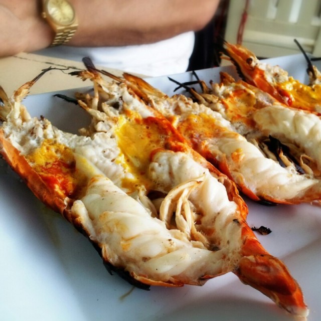 กุ้งเผา