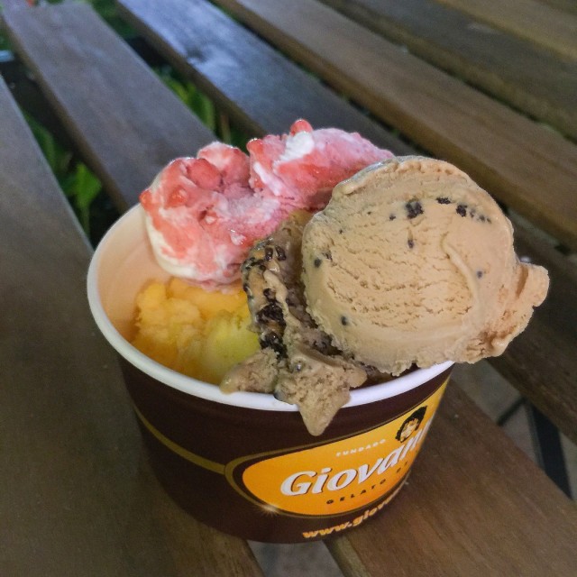 Turkish mocha, Mango Passionfruit & Spanish cream strawberry