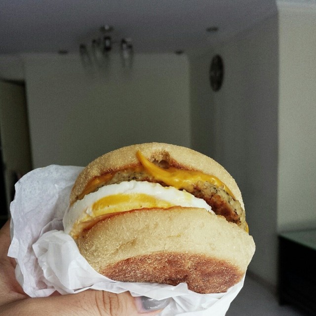 sausage macmuffin with egg
