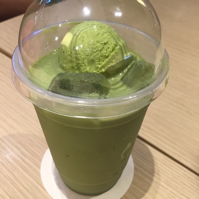 Love matcha float
