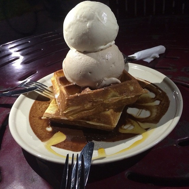 Waffle With Ice Cream