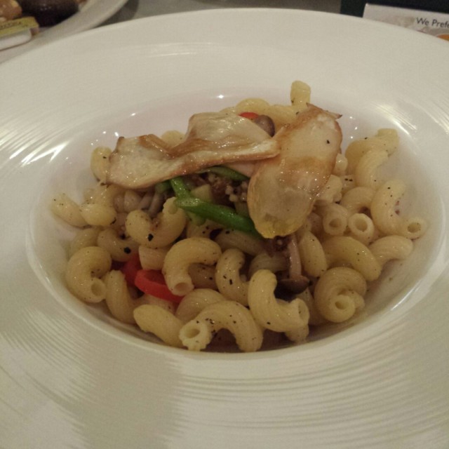 Trio shroom pasta