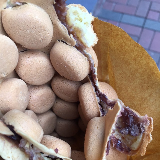 紅豆夾心雞蛋仔