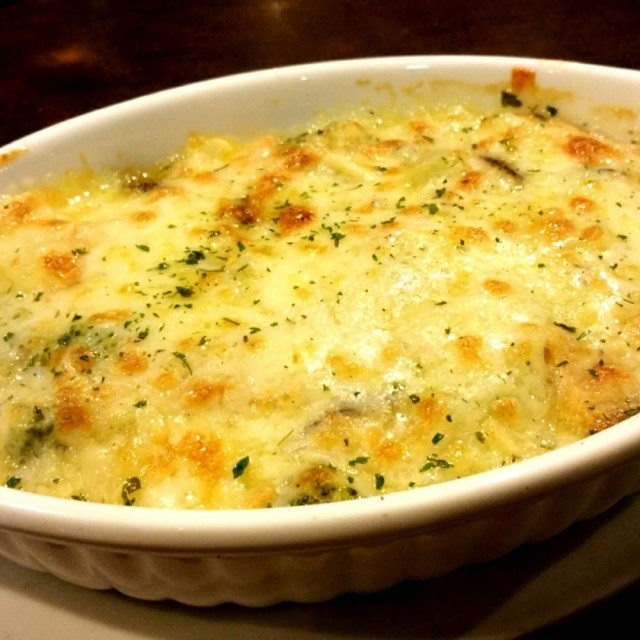 Baked Bacon Mushroom Rice