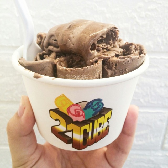 Chocolate Roll Ice Cream