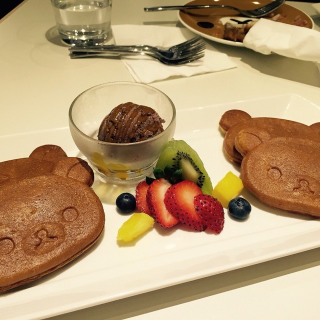 鬆餅造型很可愛～