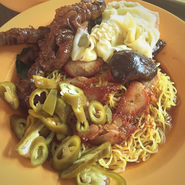 Wantan Mee + Chicken Feet