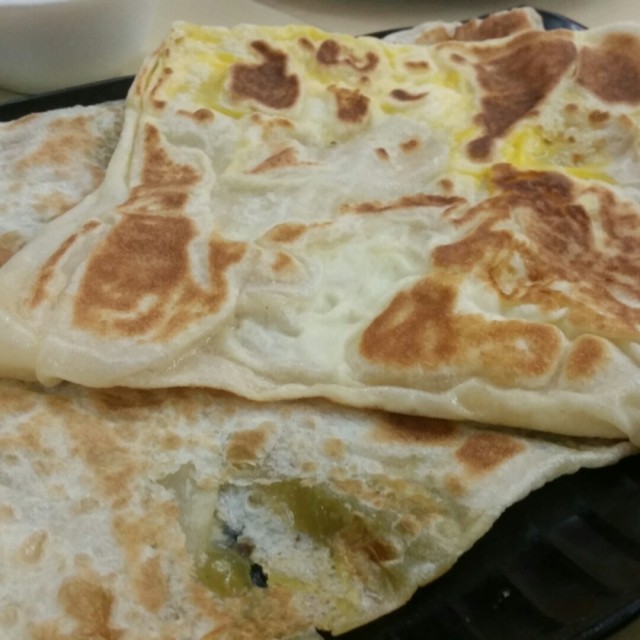 Prata with egg & kaya
