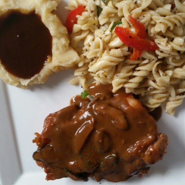 Chicken Chop With Mushroom Sauce