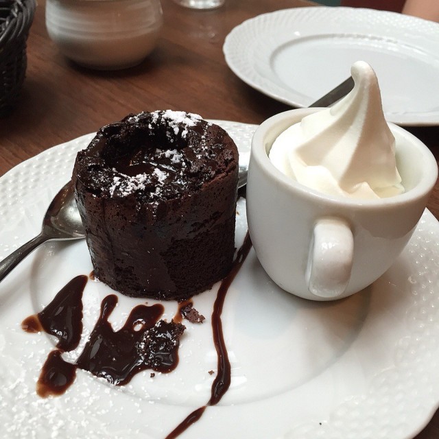 Chocolate fondant with Softee
