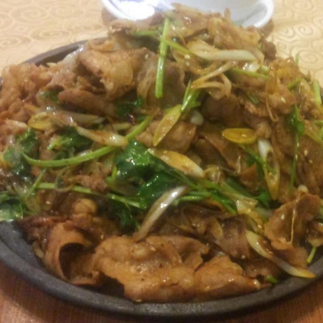 炒烤羊肉