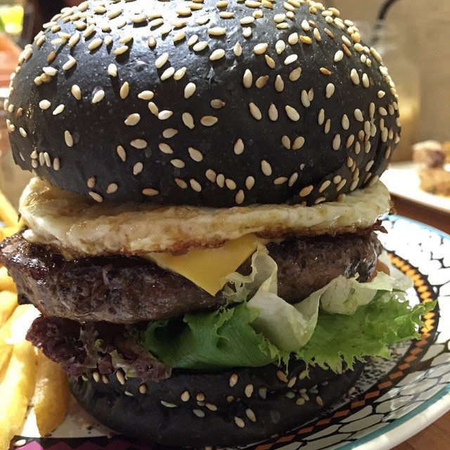 Charcoal Wagyu Beef Burger
