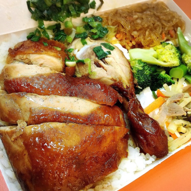 油雞腿飯