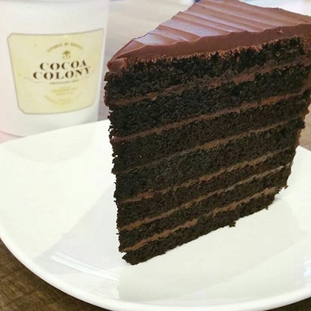 dark chocolate indulgence cake