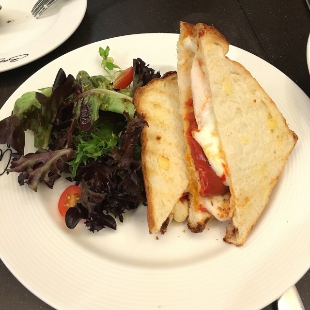 Triple cheese sandwich