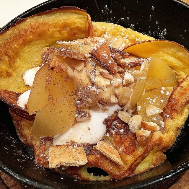 肉桂焦糖蘋果班戟