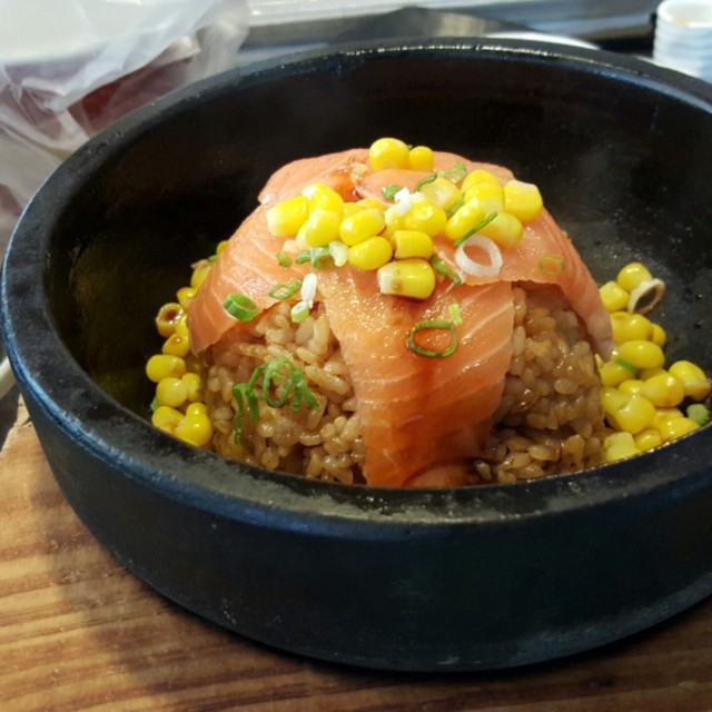 Salmon Hot Plate Rice
