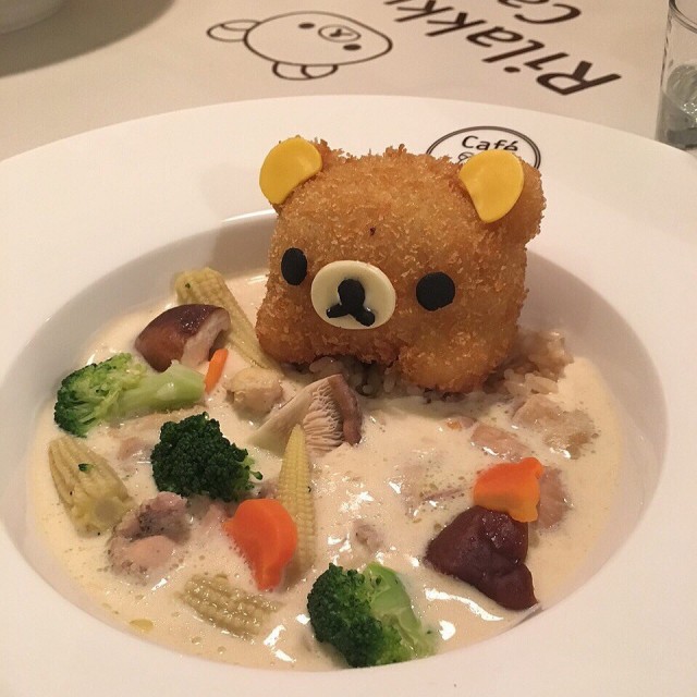 拉拉熊白醬雞肉燉飯