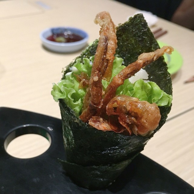 Soft Shell Crab Handroll