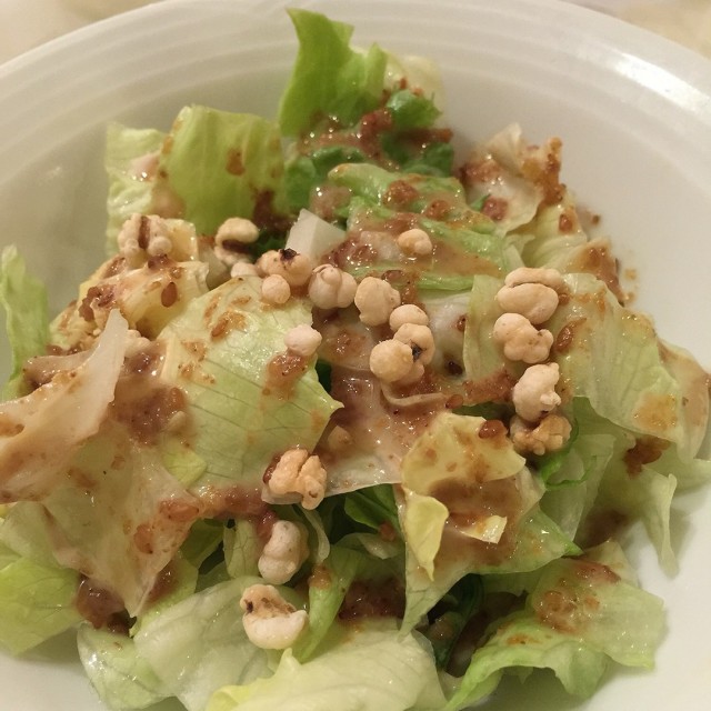 ハトムギのサラダ