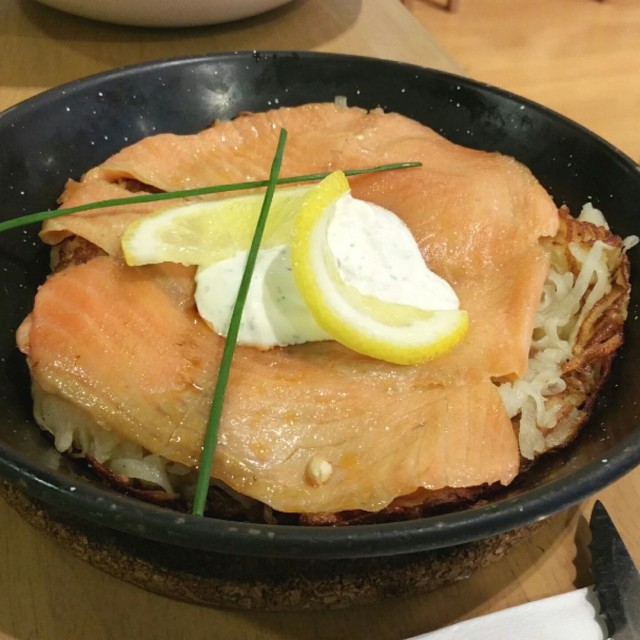 Rosti with Salmon