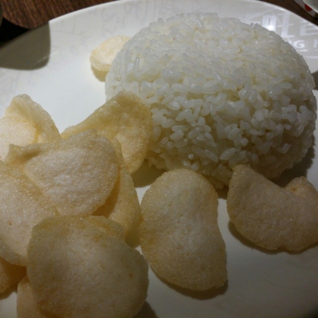 Rice with Crackers