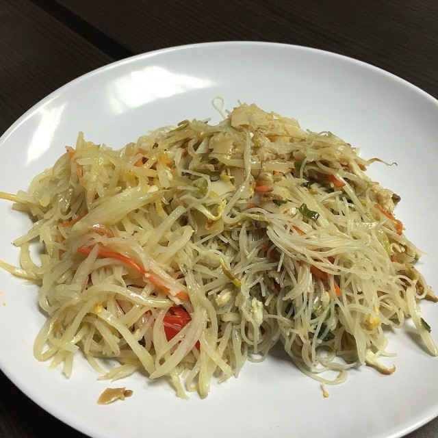 Bee hoon with potatoes