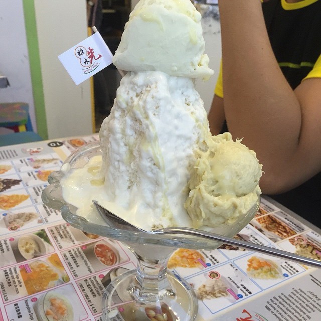 Durian Shaved Ice