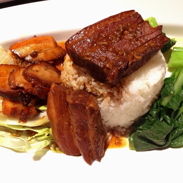 叉烧扣肉饭