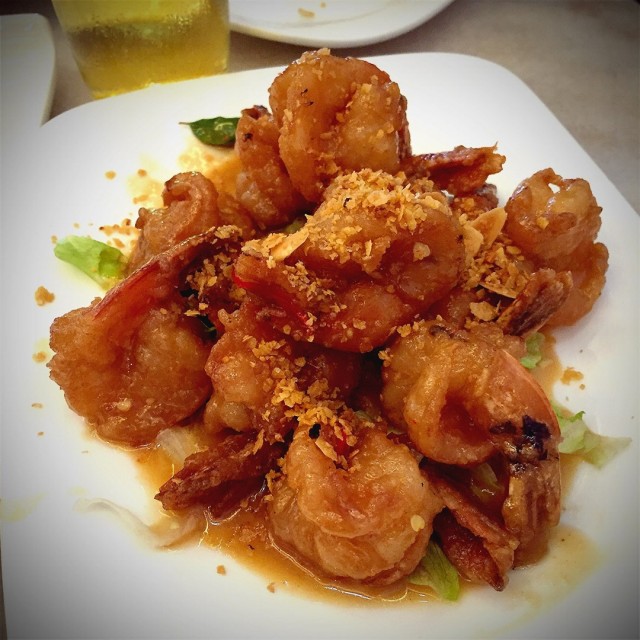 Salted Egg Prawns