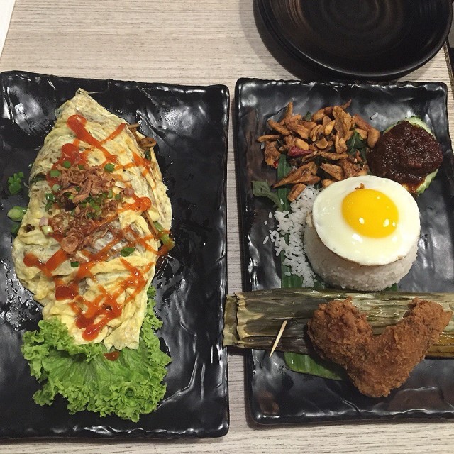 Nasi Lemak and Nasi Pattaya 