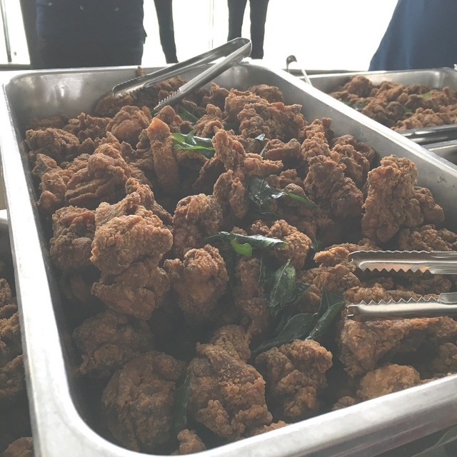 Thai basil fried chicken