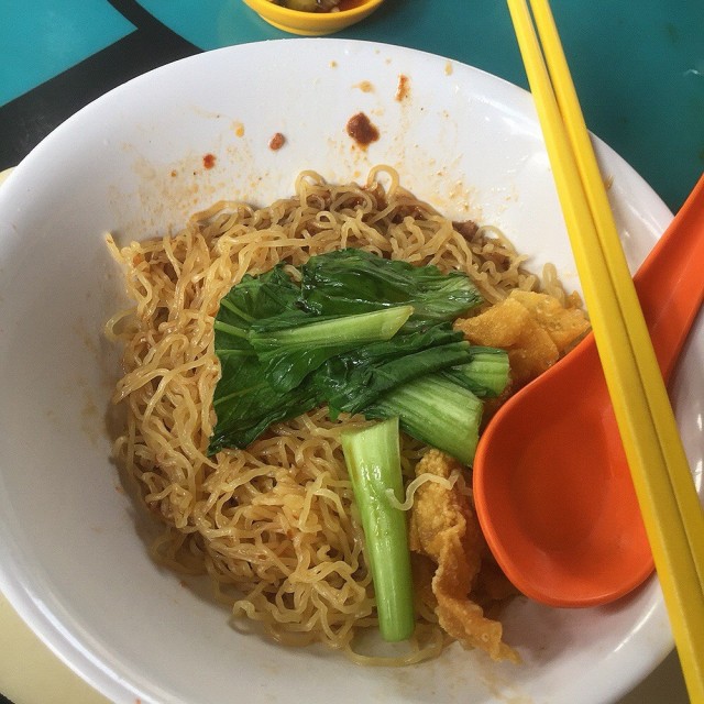 炸云吞面