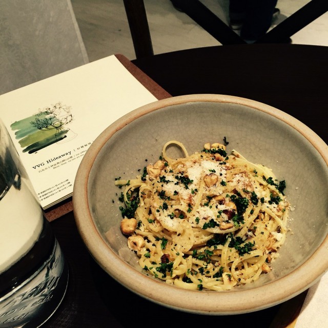 榛果奶油雞肉麵