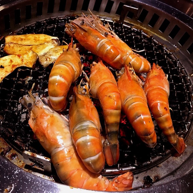 กุ้งเผา