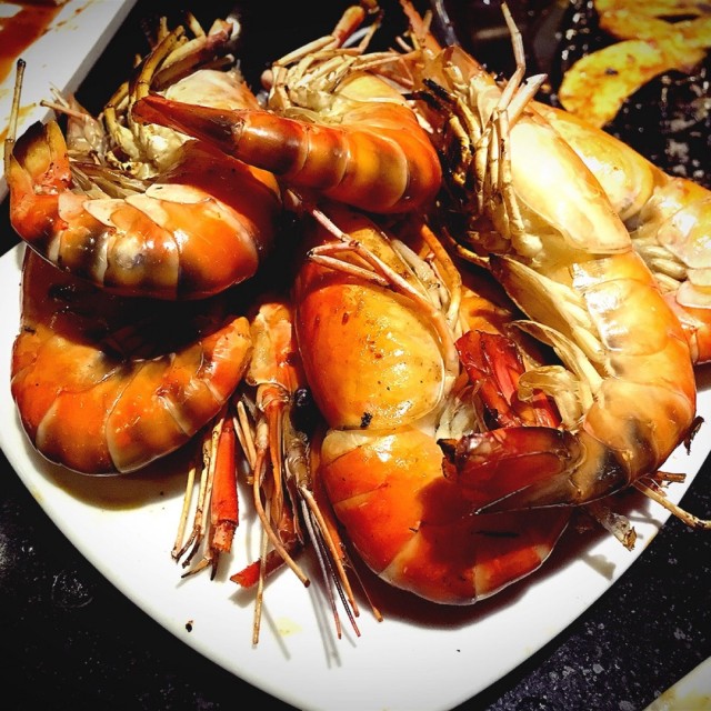 กุ้งเผา