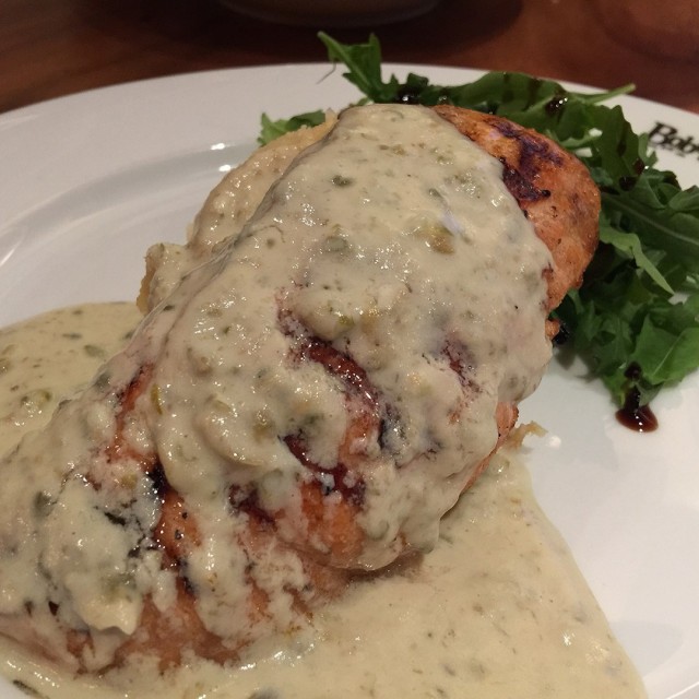 Grilled salmon
