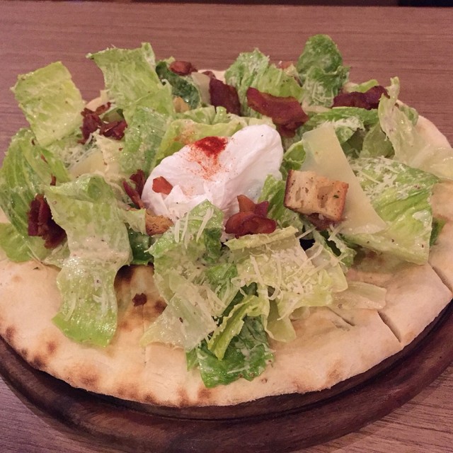 Deconstructed Caesar salad