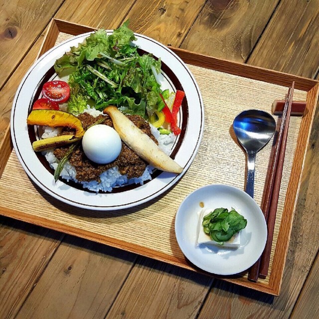 印度乾炒肉末咖哩飯
