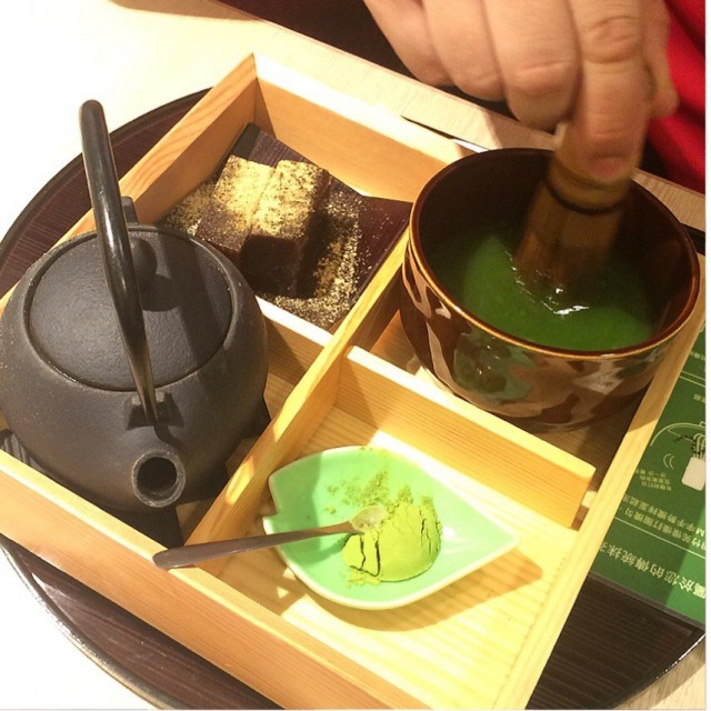 努力作抹茶