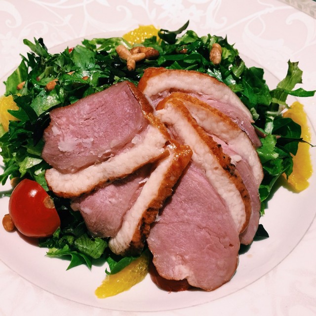 Salad De Canard Fume