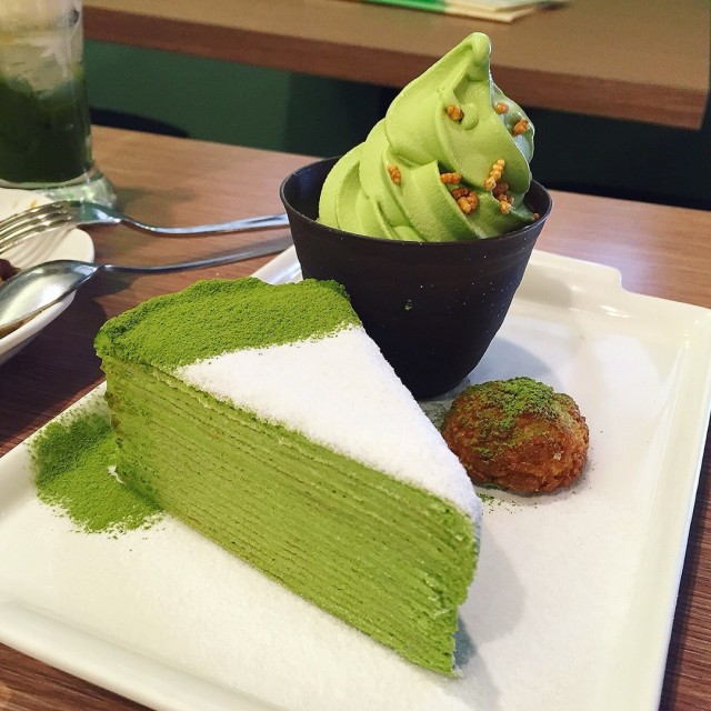 抹茶千層蛋糕