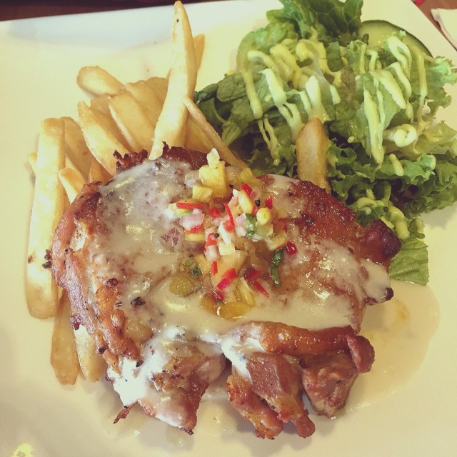 Grilled Pandan Chicken Chop