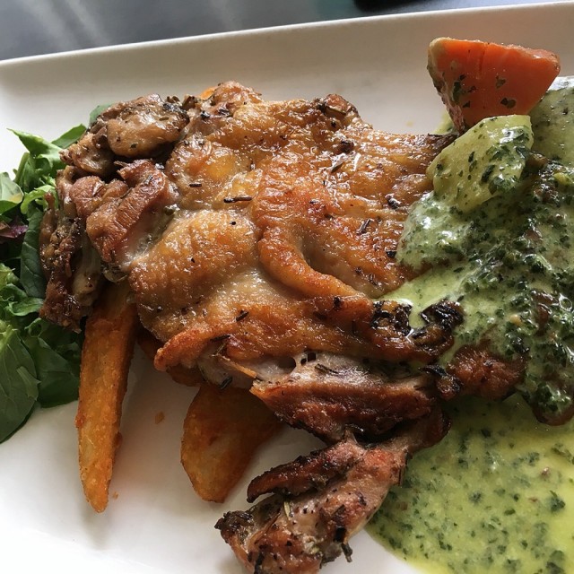 Pesto cream chicken