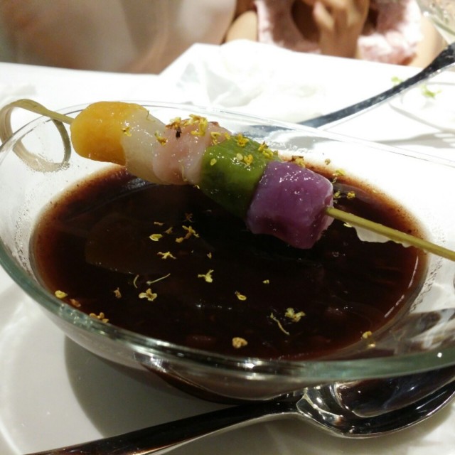 Red Bean Dessert with Yam Cubes