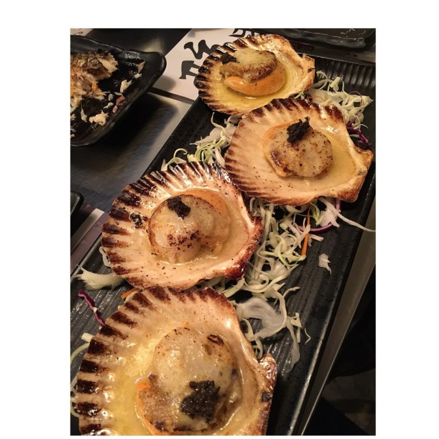 燒黑松露牛油帆立貝