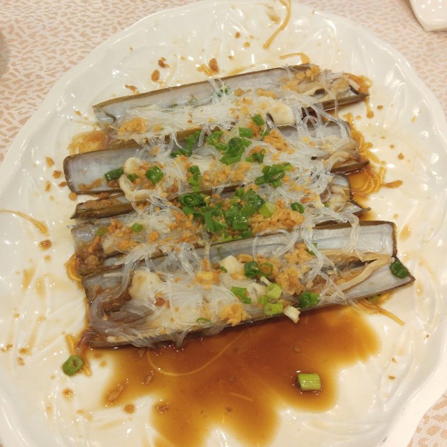 蒜蓉粉丝蒸蛏子